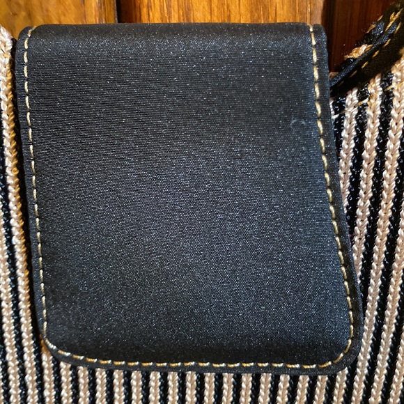 The SAK Bag vintage black and tan woven purse BAGP117 - Picture 10 of 11